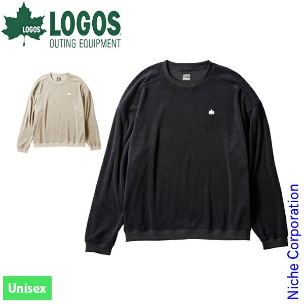 ロゴス リプナー ボディリカバリーベロア スウェット 35212 66 ベージュ XL