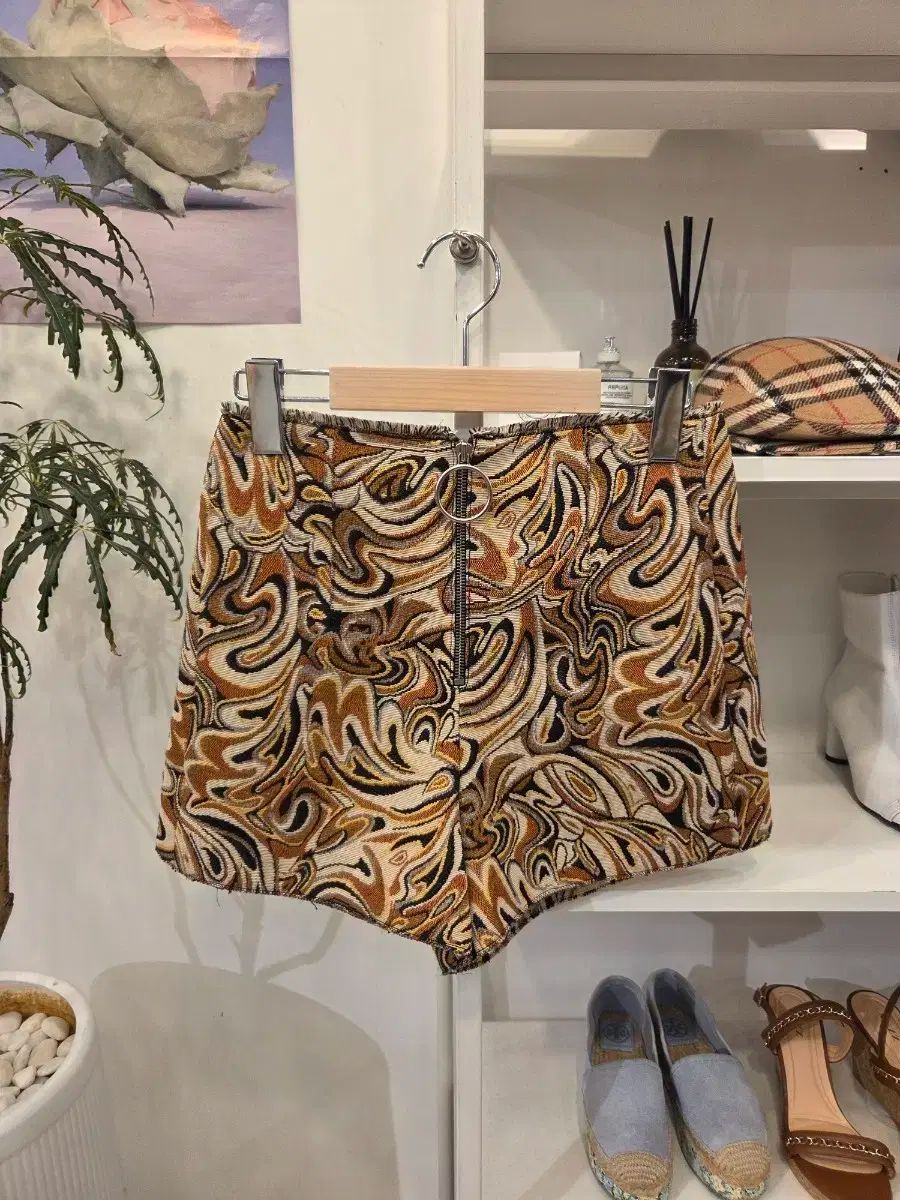 システム ジャカード ハーフパンツ ショートパンツ