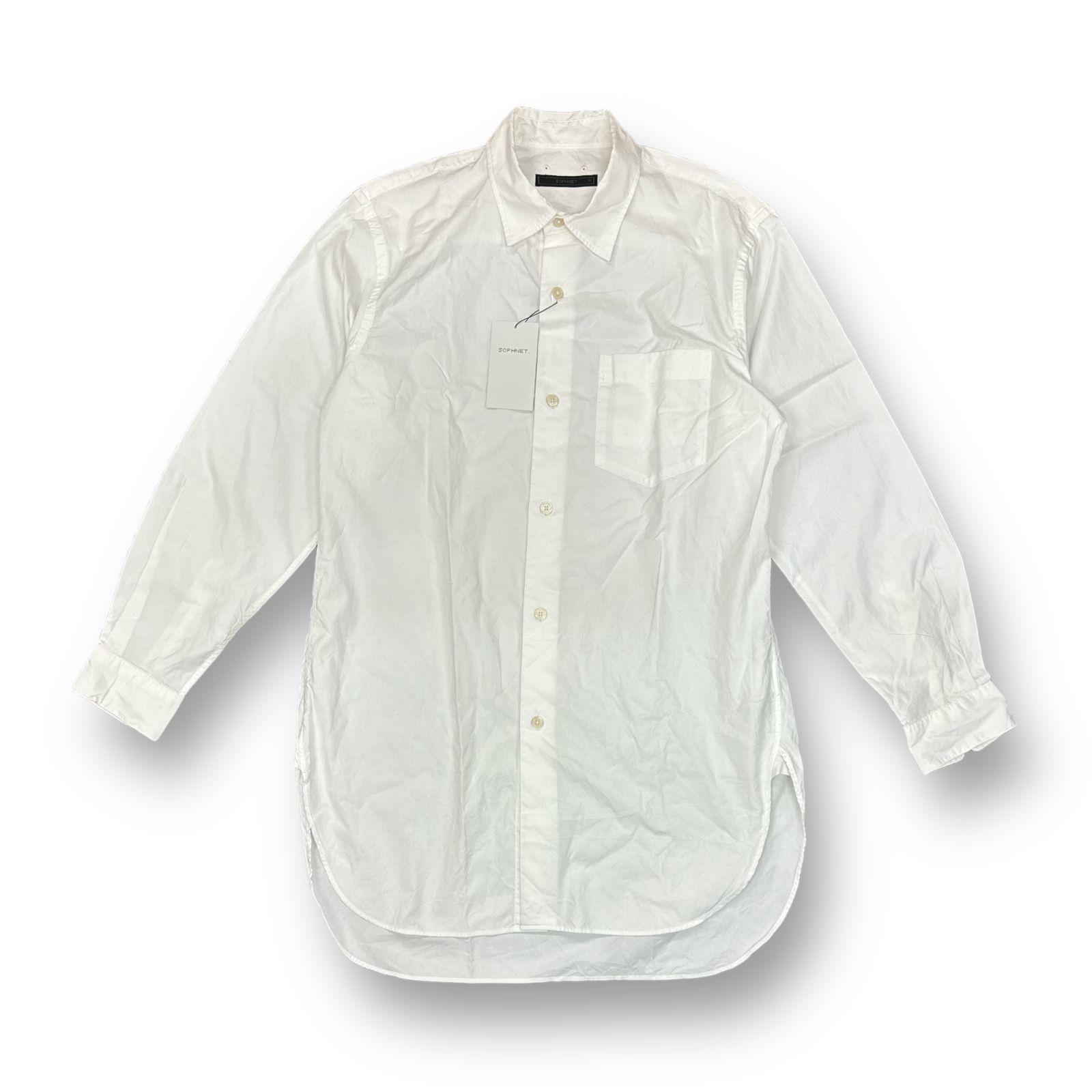 未使用品 SOPHNET. 21SS REGULAR COLLAR LONG SHIRT レギュラーカラー