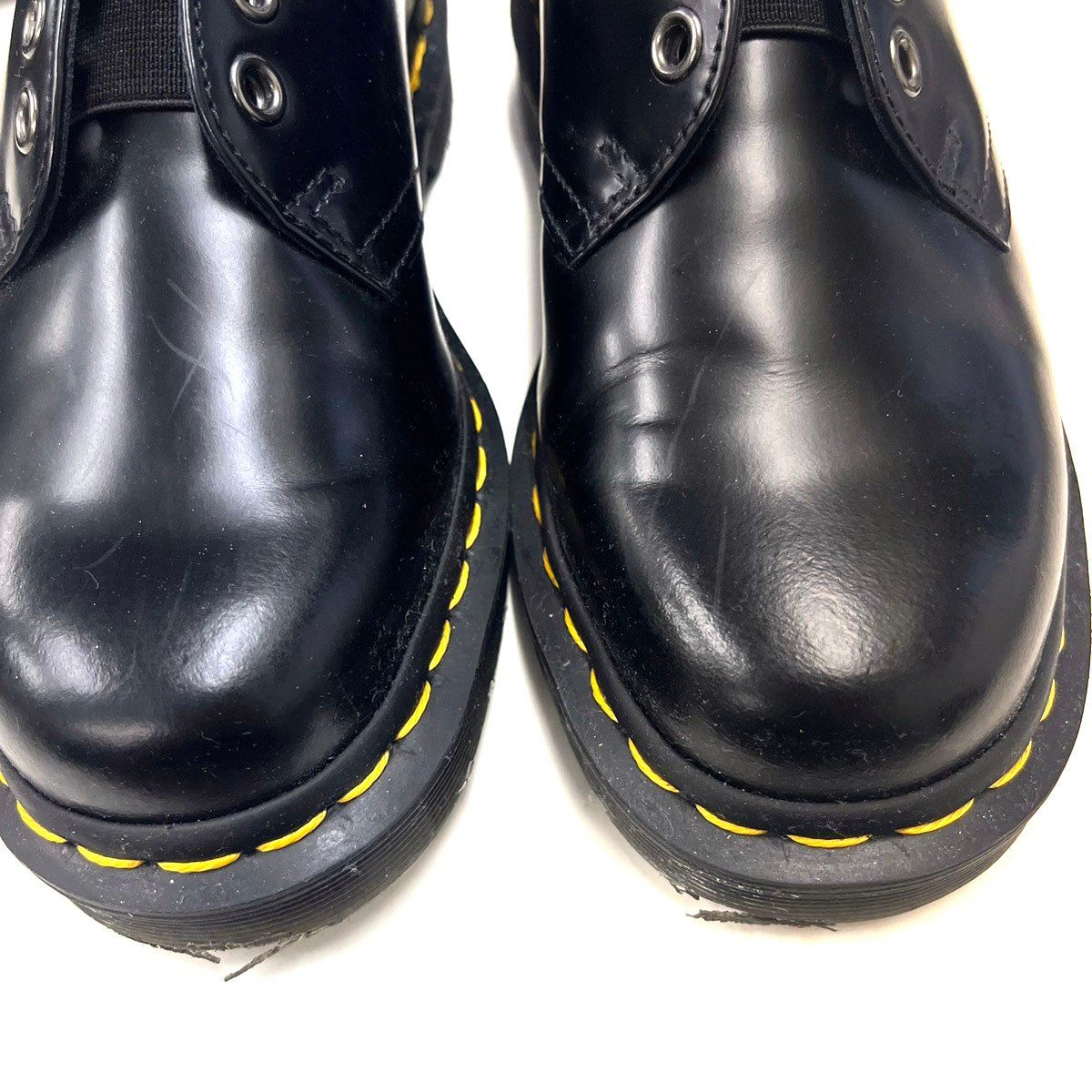 ドクターマーチン　ブラック　UK3 Dr.Martens ドクターマーチン 3ホールレザーシューズ ブラック