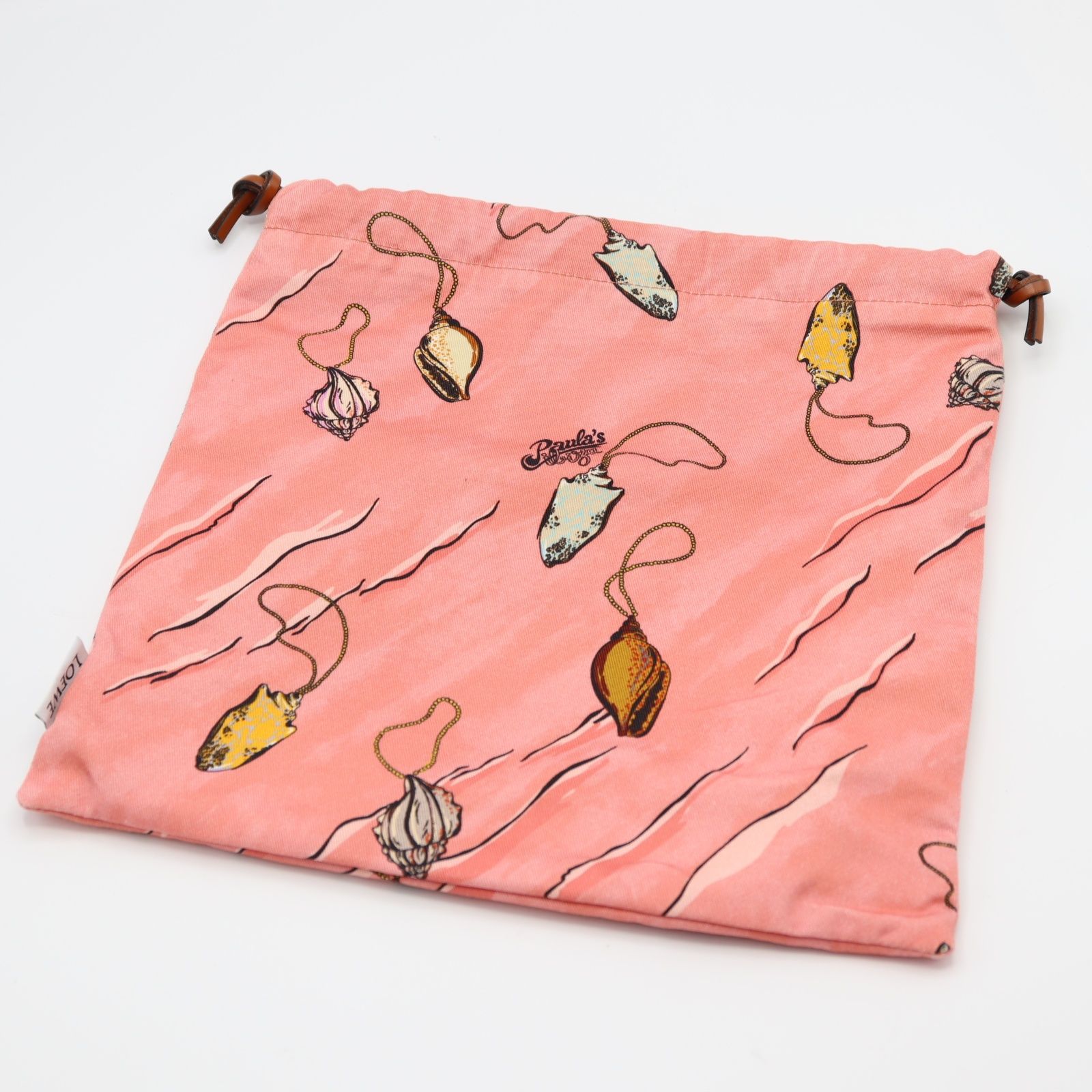 LOEWE ロエべ ドローストリングポーチ 巾着 インナーバッグ 金魚柄 LOEWE ロエべ ドローストリングポーチ 巾着 インナーバッグ 金魚柄