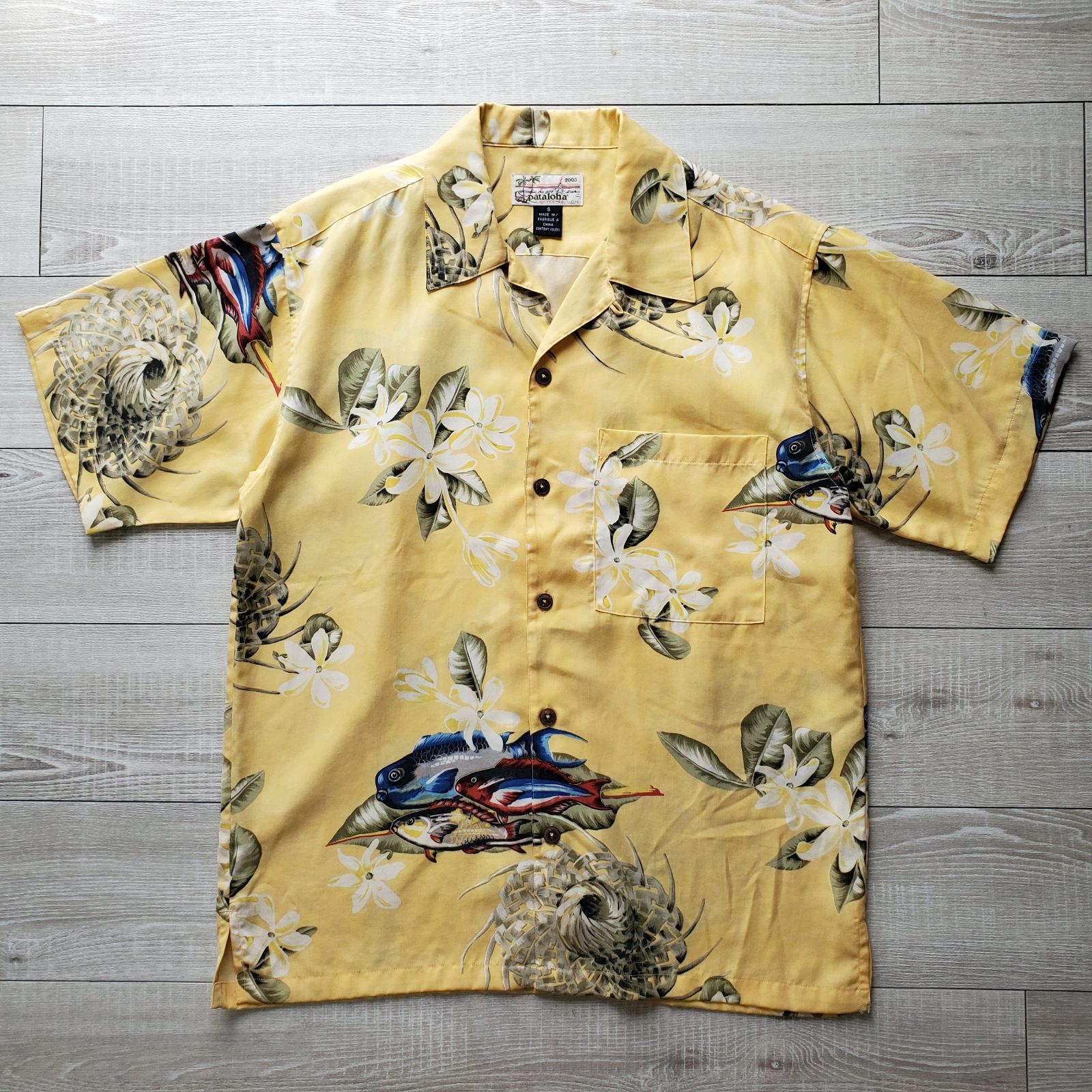 Patalohaパタロハ□極美品 03年 Limited Edition ウフ 半袖アロハ Patalohaパタロハ□極美品 03年 Limited Edition ウフ 半袖アロハ