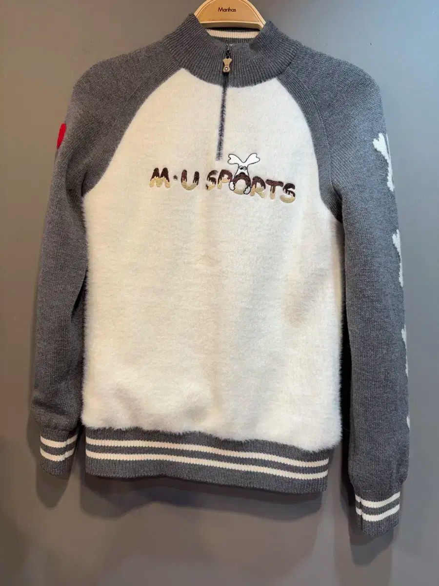 エムユースポーツ M·U SPORTS ニット ハーフジップ