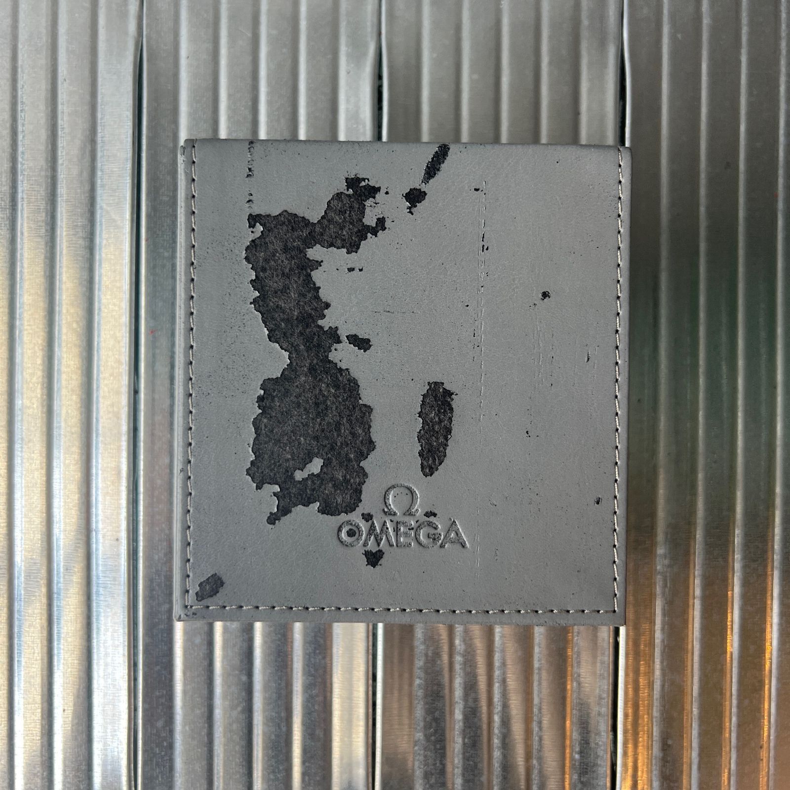 OMEGA オメガ 時計 ケース 空箱 BOX 外箱付 グレー カードケース