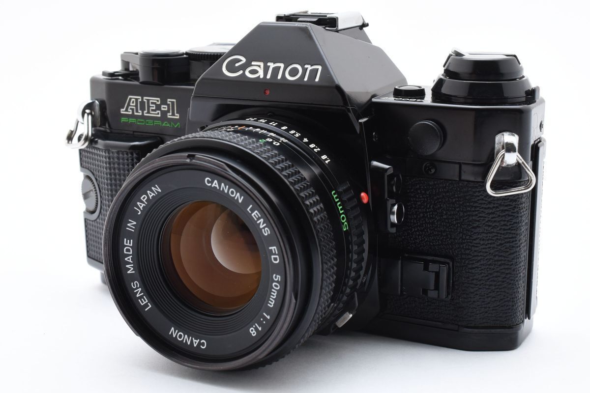 【完動品 極美品】CANON AE-1 PROGRAM FD 50mm F2 整備済・完動品】CANON AE-1 ＋ NEW FD 50mm F2