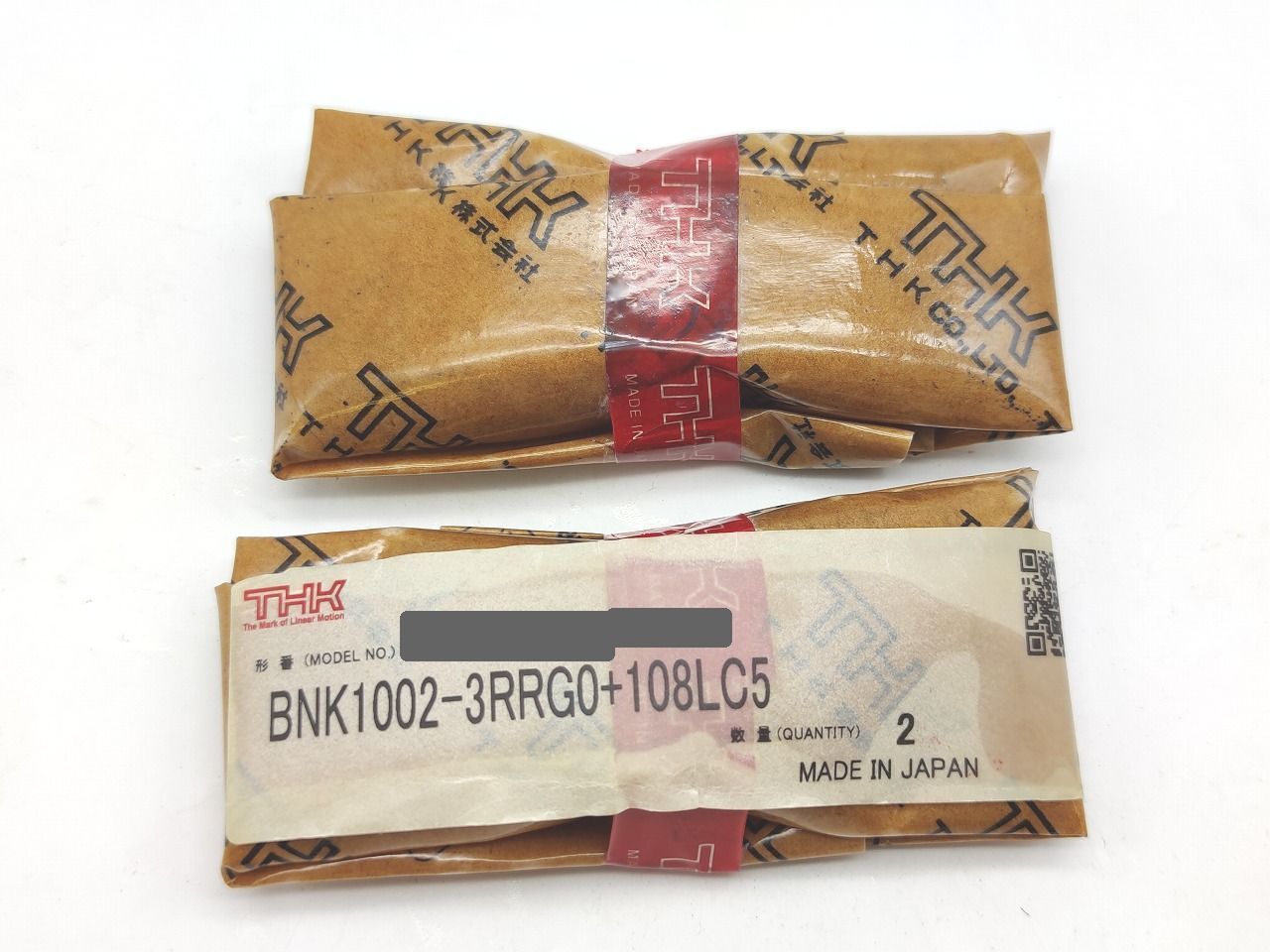 インボイス対応 汚れあり 未使用 THK BNK1002-3RRG0＋108LC5 2点セット