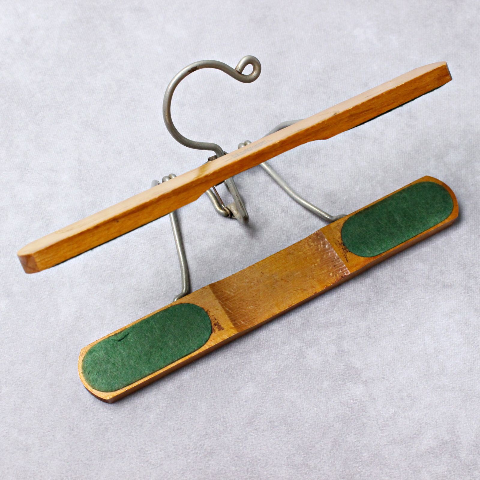 ビンテージ USA製 SETWELL パンツ ズボン吊りハンガー アンティーク