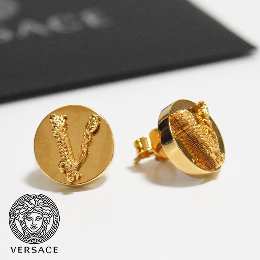 VERSACE ピアス ゴールド | transstroyindia.com