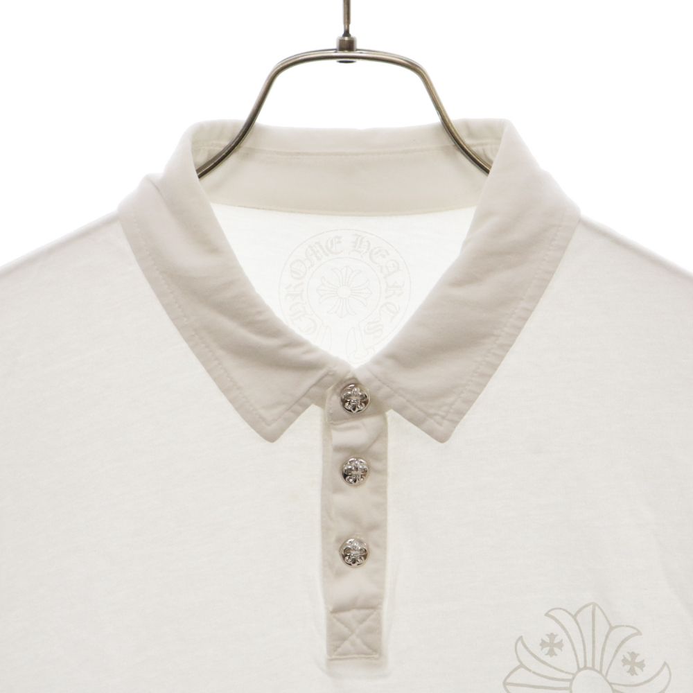 CHROME HEARTS クロムハーツ CH POLO L/S BSフレア RS3プリント長袖 