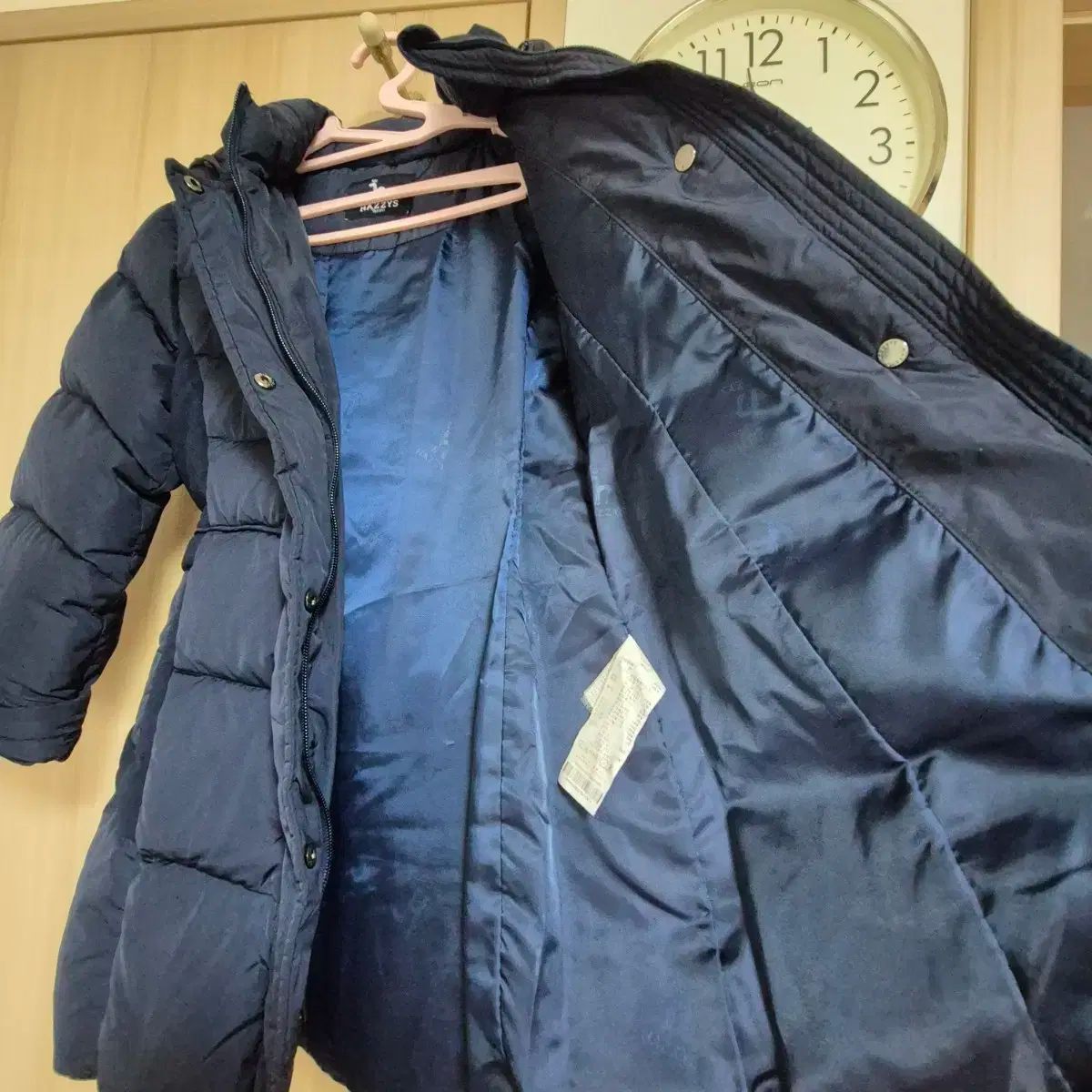 ヘジスガールズダウンジャケット