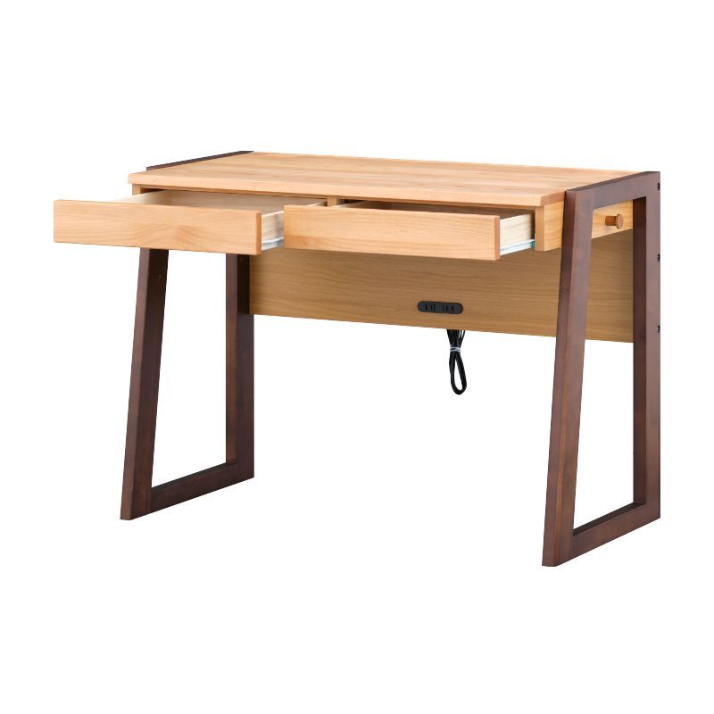 【激安】! 学習デスク デスク 木製デスク 机 学習机 STEP DESK 100 AL-NA-MBR 教育する