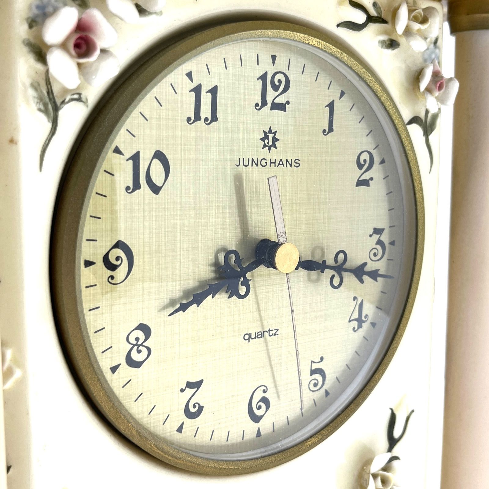 Vintage Junghans Exacta Wall Ceramic Mechanical Clock | eBay
