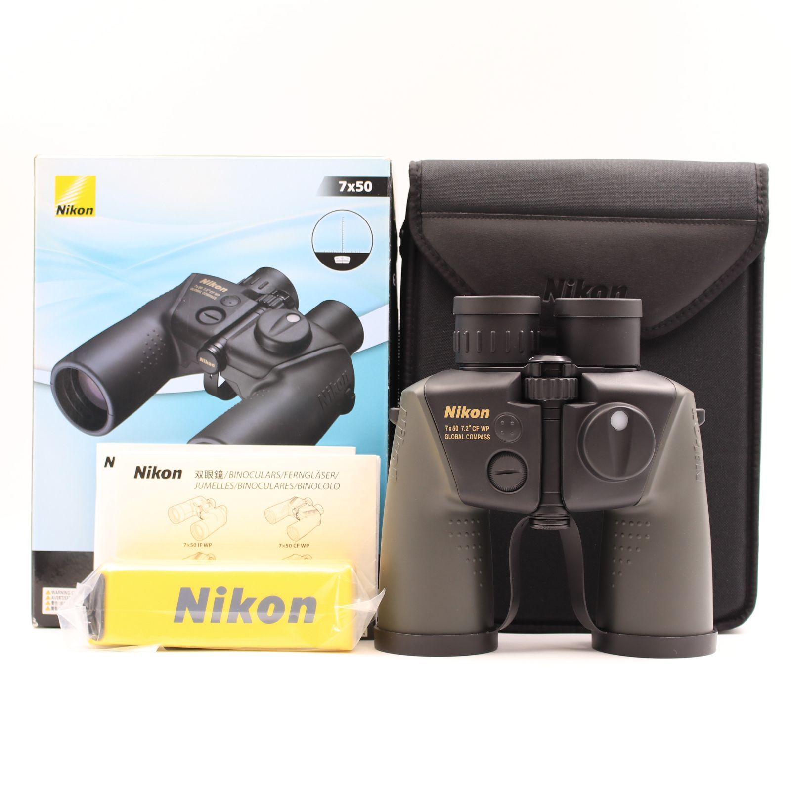 □未使用品□ Nikon 双眼鏡 7X50CF WP GLOBAL COMPASS ダハプリズム式  