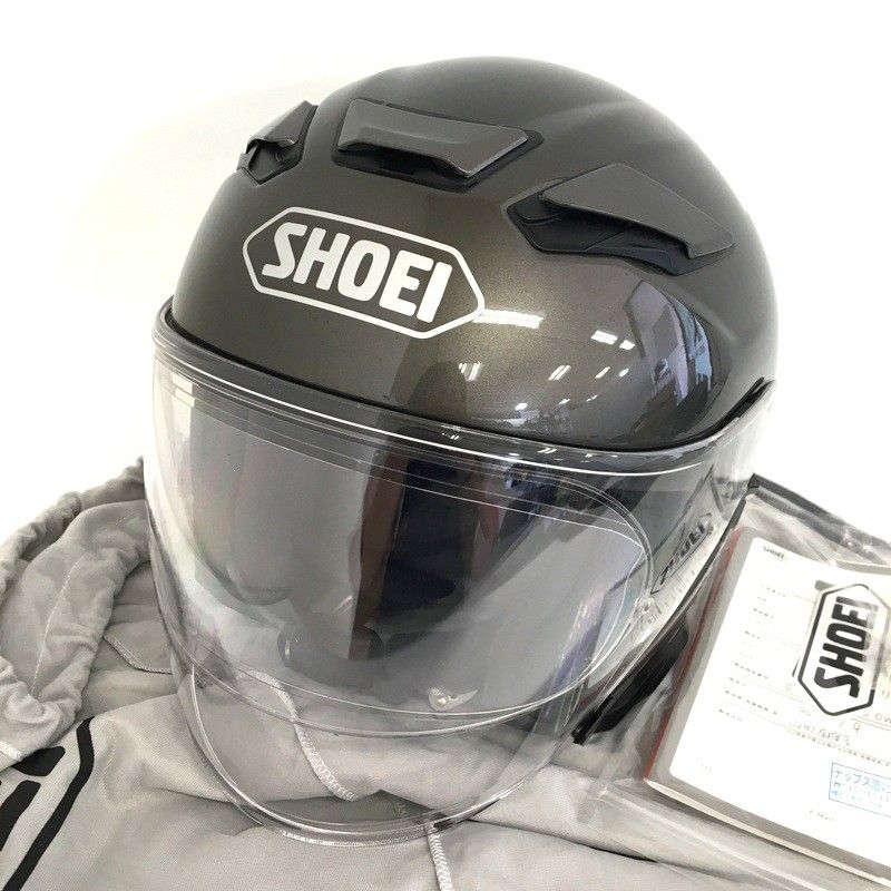 SHOEI ショウエイ J-Cruise2 ジェットヘルメット 除菌消臭済 Lサイズ アンスラサイトメタリック オートバイ ツーリング ライディング バイカー バイク用品 TA2762