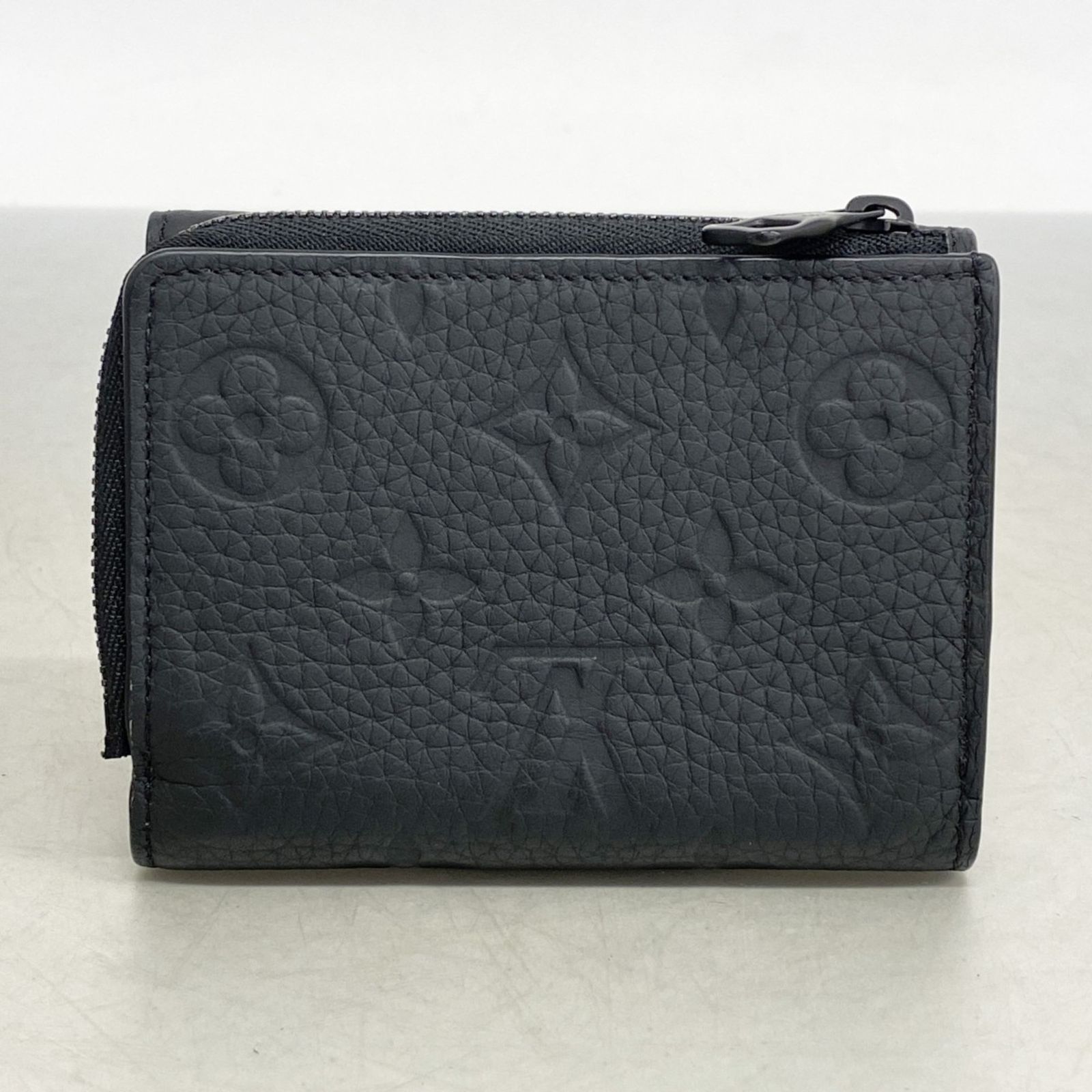 ルイヴィトン トリヨン・モノグラム パイロット 三つ折り財布 黒