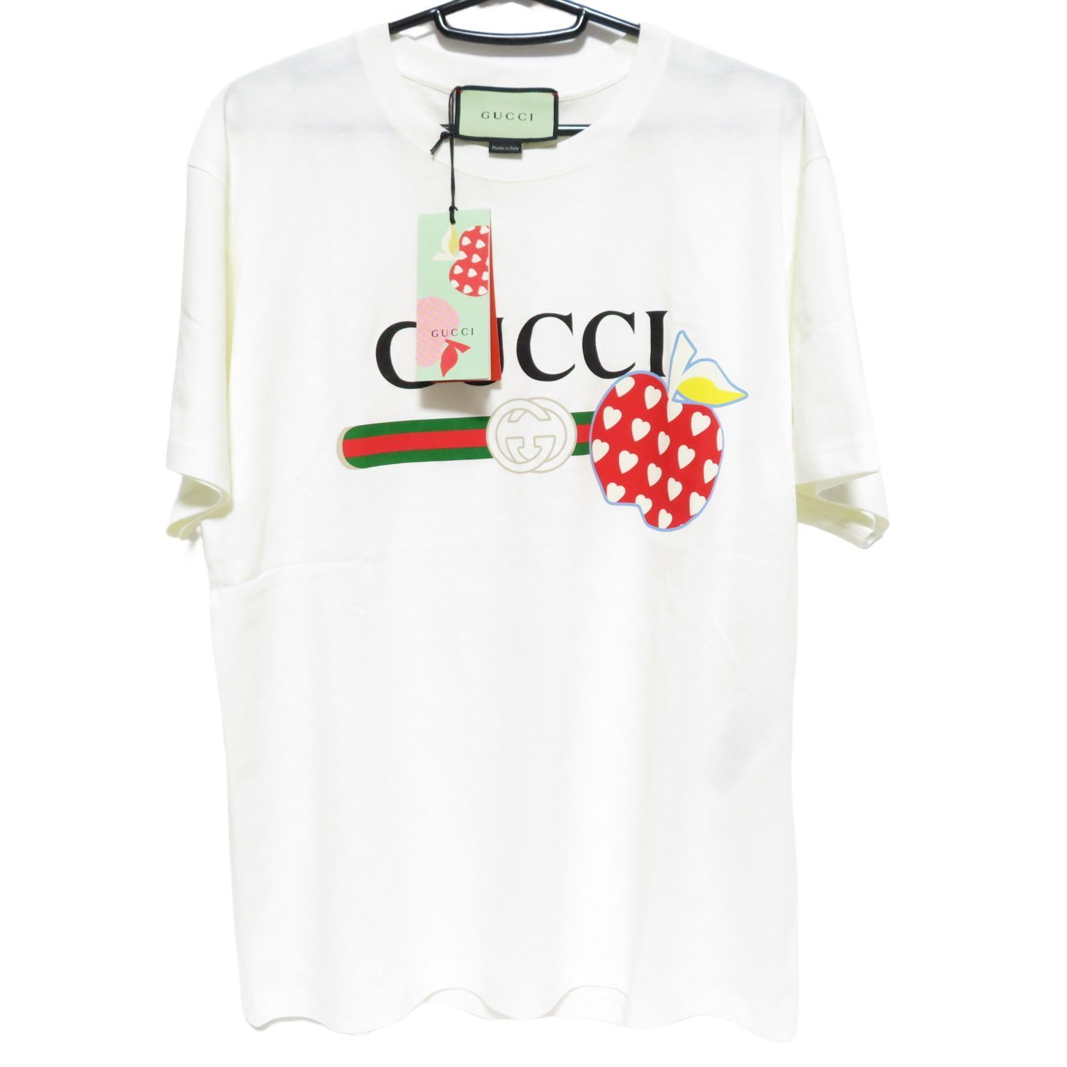 7.15 GUCCI グッチ オーバーサイズ プリントロゴ 半袖Ｔシャツ M