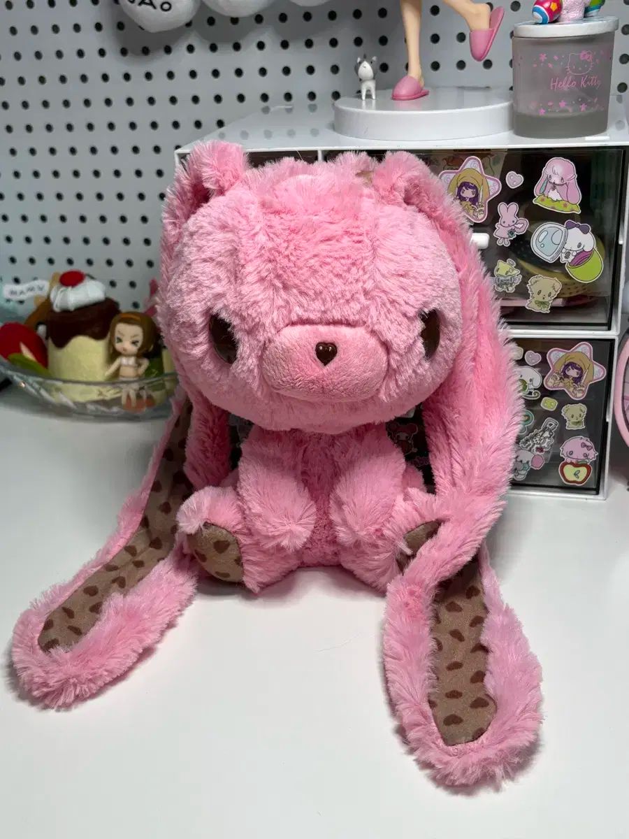 汎用うさぎ ぬいぐるみ バレンタイン ピンク チャックスGP 汎用うさぎぬいぐるみ（第1回バレンタイン商戦