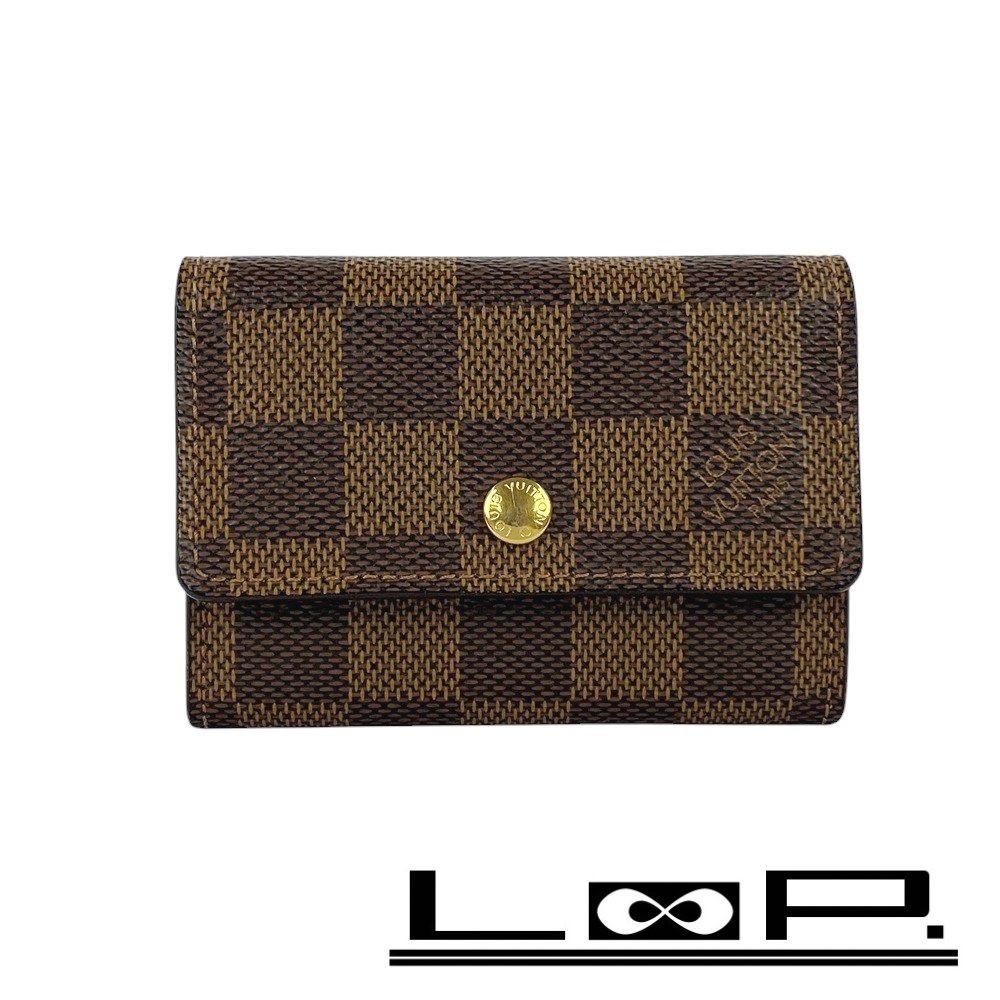 □美品□ ルイヴィトン ダミエ ポルト モネ プラ カードケース 名刺