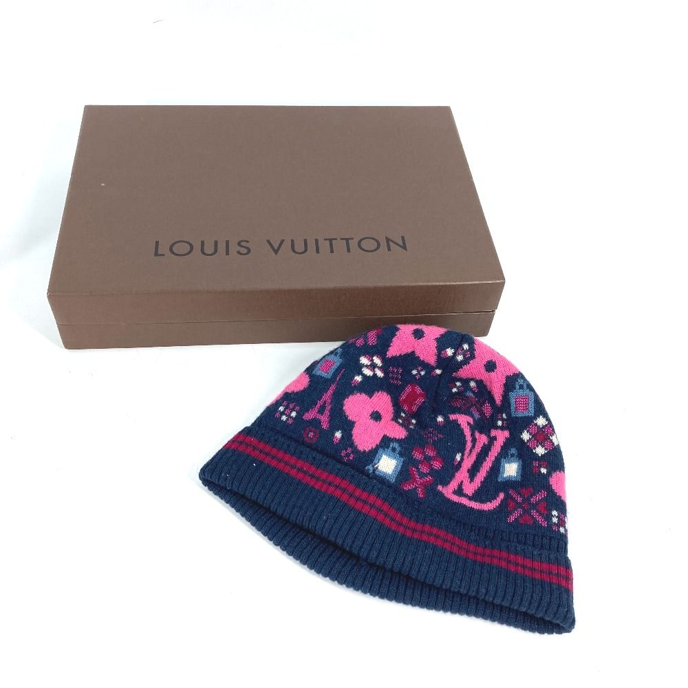 Louis Vuitton ニット帽 ボネ グランフロア LOUIS VUITTON ルイヴィトン ニット帽 ボネ グランフロア ウール