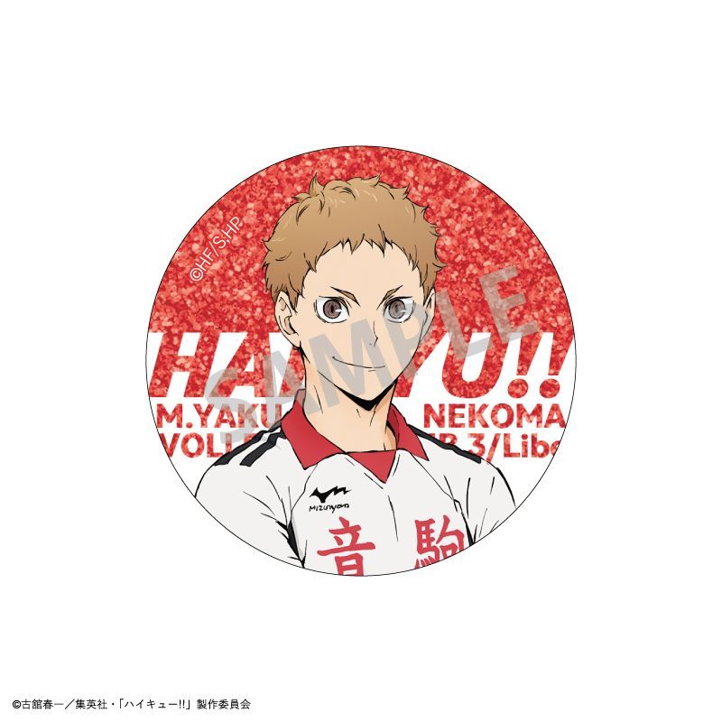 新品/公式】【再販】ハイキュー!! グリッターカンバッジ