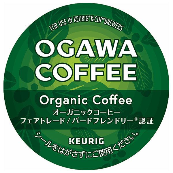 ユニカフェ キューリグ カートリッジ K-Cupパック 京都 小川珈琲 オーガニックコーヒー 12P×8箱入｜ コーヒー 珈琲 コーヒーカプセル カートリッジ Kカップ KEURIG