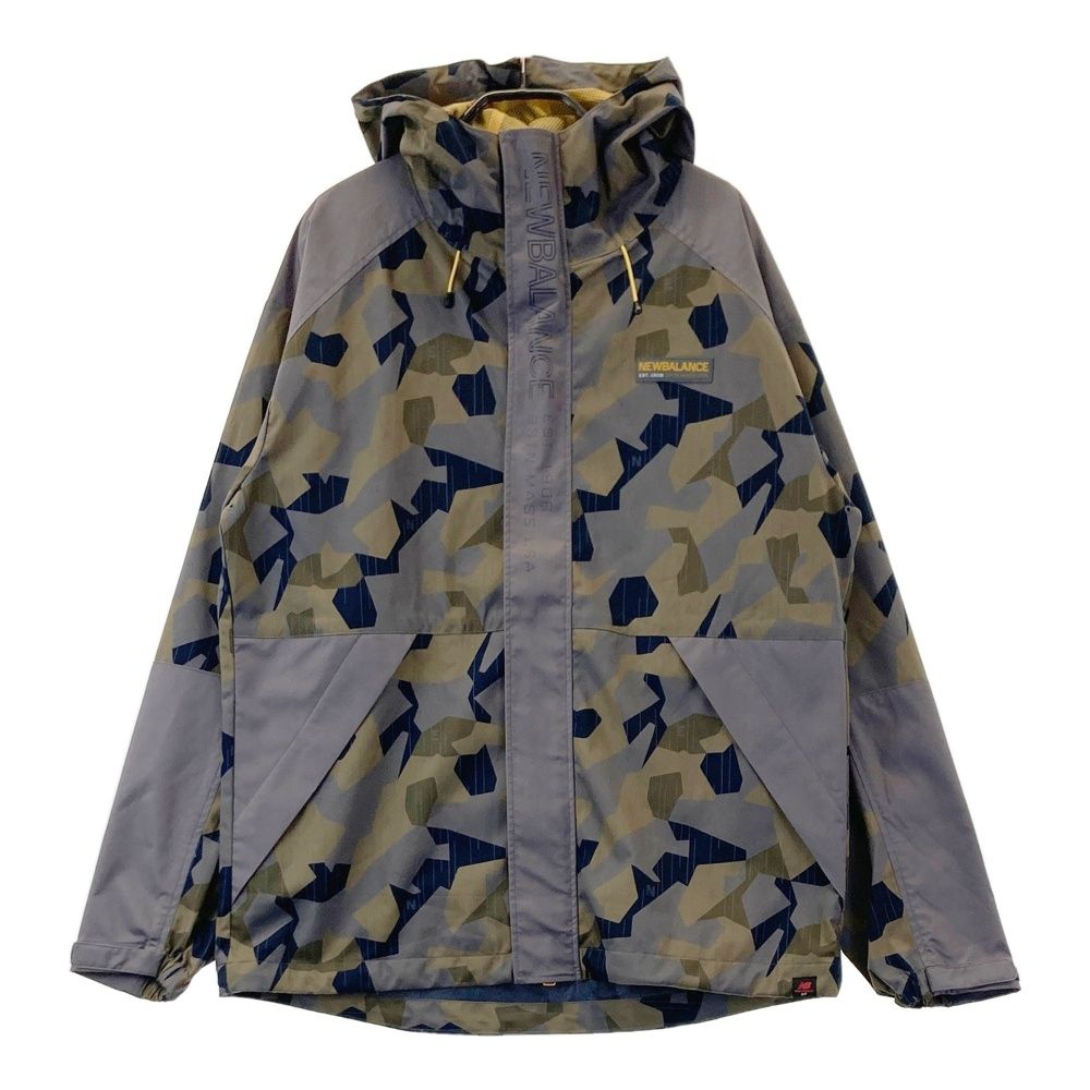 NEW BALANCE GOLF 迷彩柄ジャケット ネイビー サイズ：5 NEW BALANCE GOLF ニューバランス 撥水 フード付き長袖