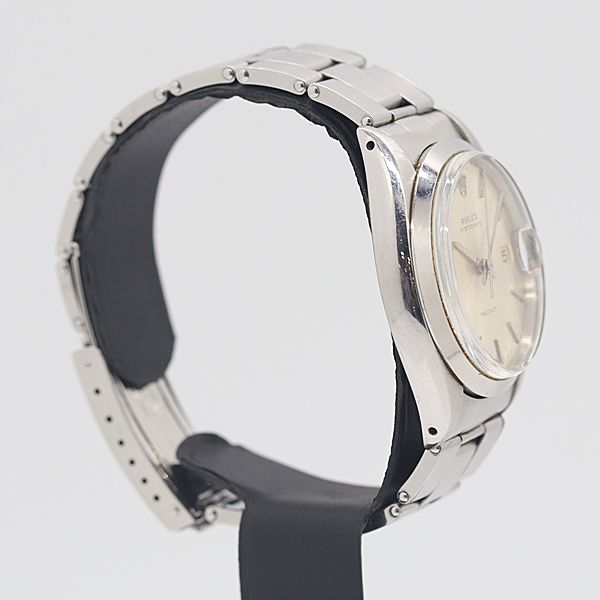 デッドストック級 稼働 ロレックス オイスターデイト プレシジョン 6694 1017326 手巻 銀文字盤 メンズ腕時計 0565620 9NBT KTU ABC16574