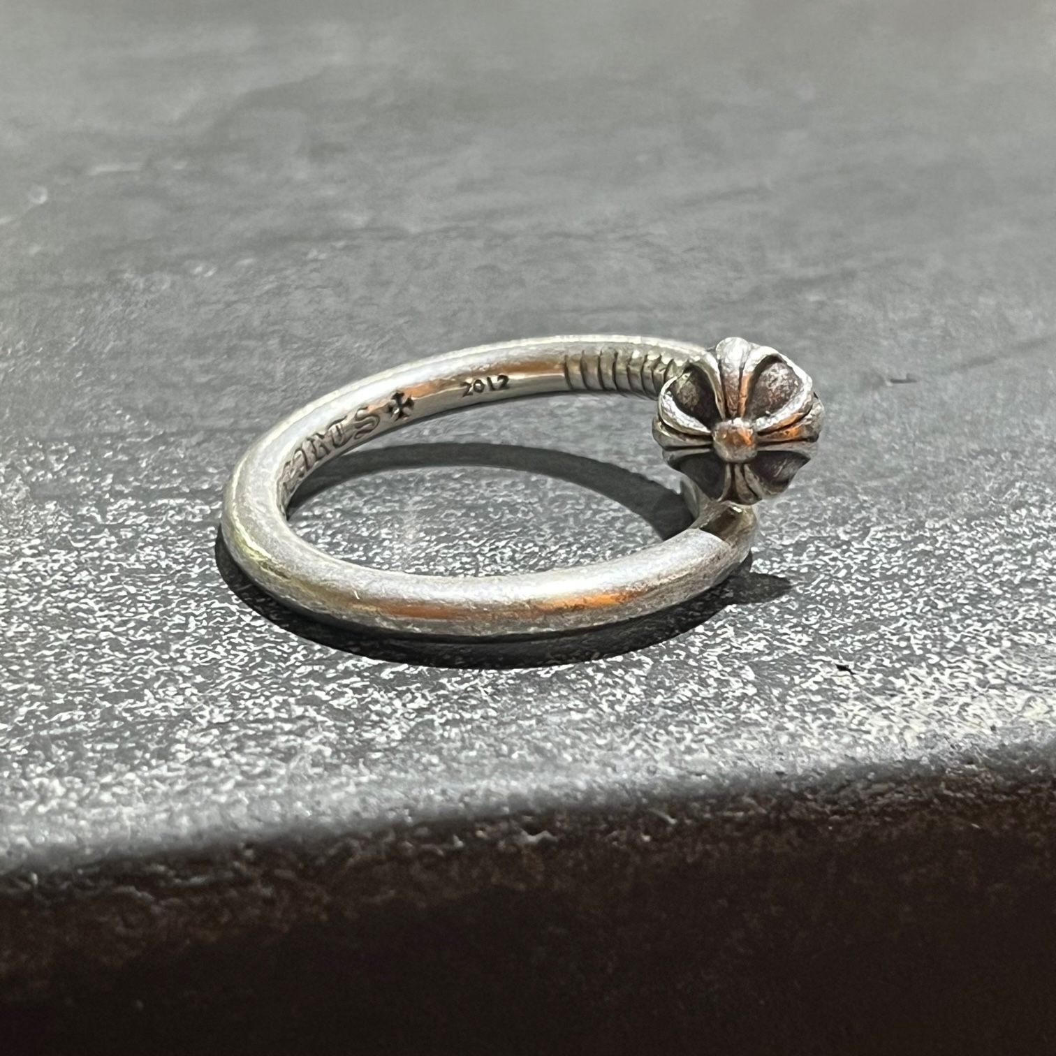 国内正規 保証書付き CHROME HEARTS Nail Ring Cross Ball ネイル