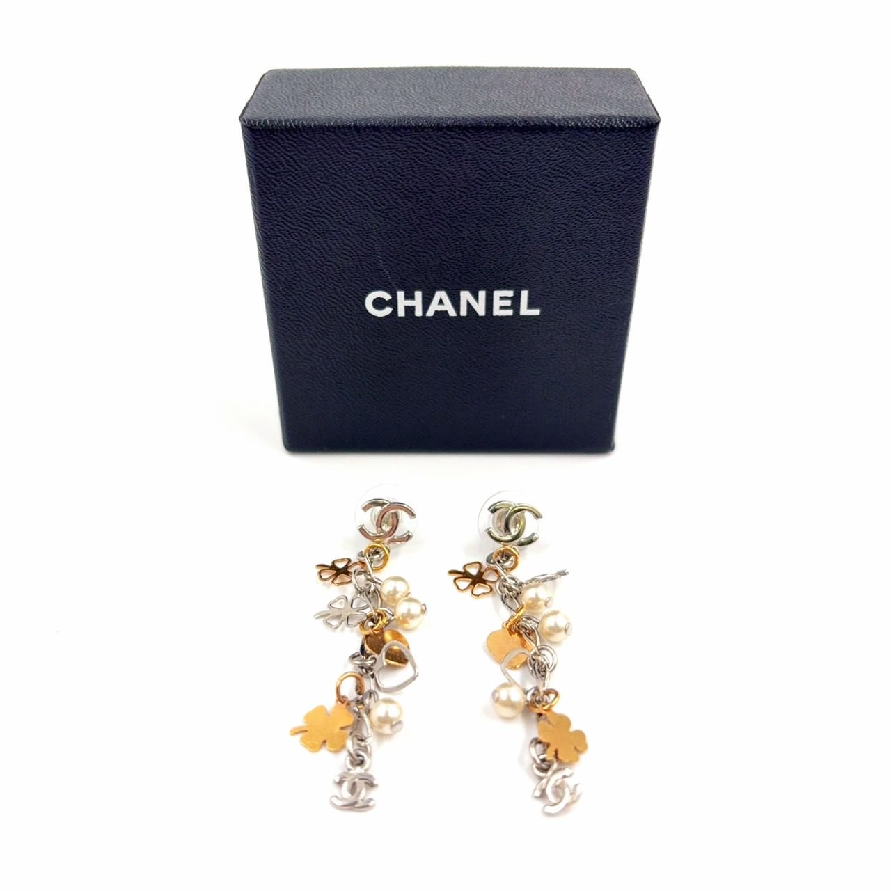 シャネル CHANEL ハートパールピアス　メタル シャネル ピアス CHANEL EARRING AB7529 ココマーク メタル