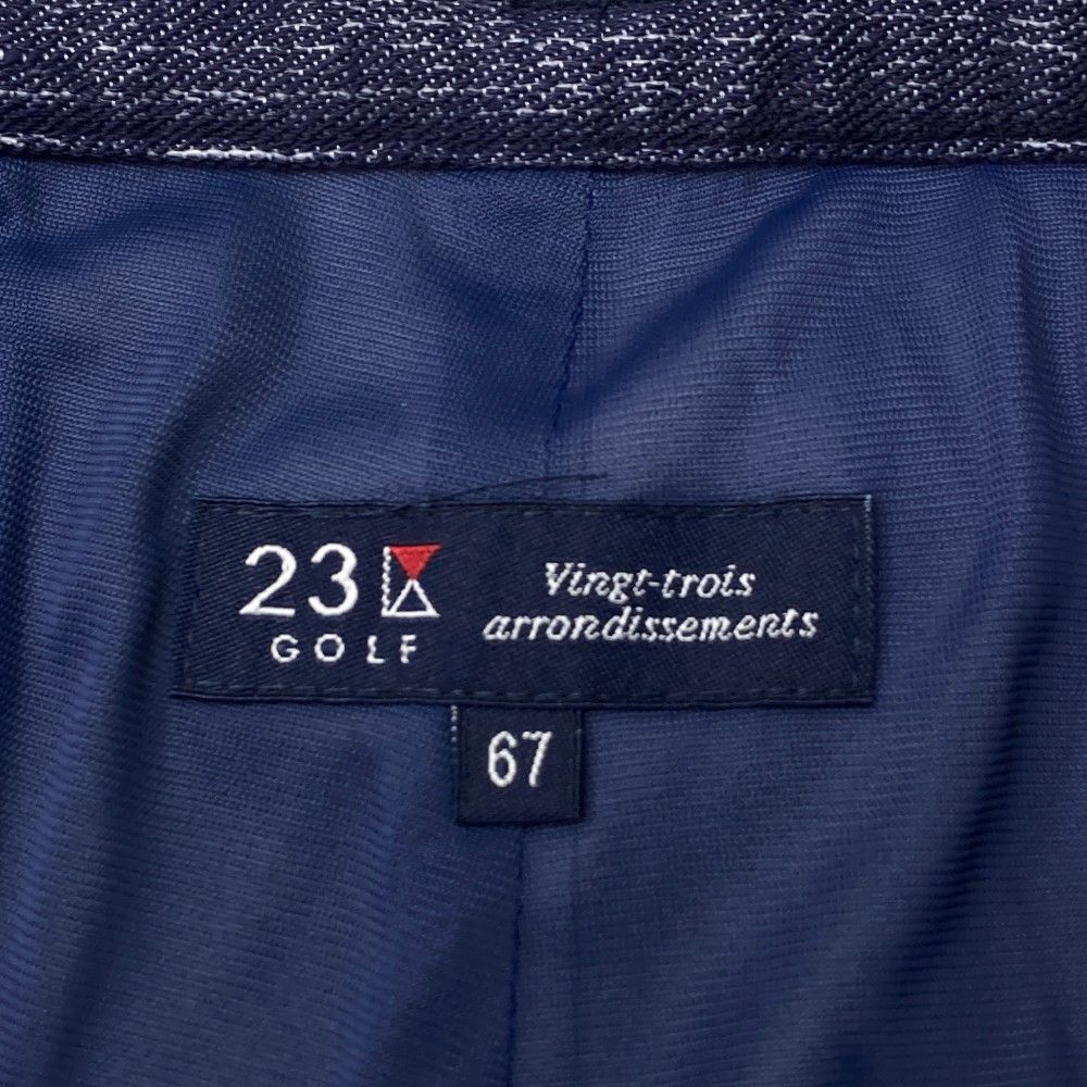 サイズ：M 23区GOLF ニジュウサンクゴルフ  ハーフパンツ  ネイビー系 [240101498784] ゴルフウェア メンズ ストスト サイズ：M 23区GOLF ニジュウサンクゴルフ ハーフパンツ