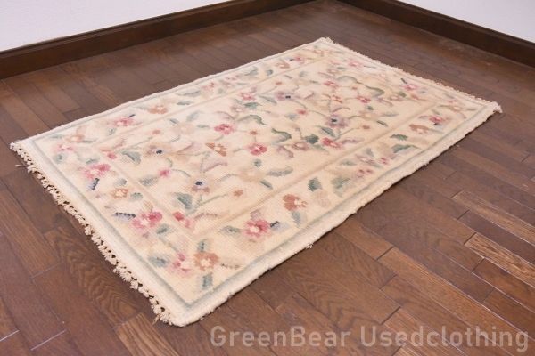 82x141cm・キリム(31-11)ペルシャ・玄関・ギャッベ 82x141cm