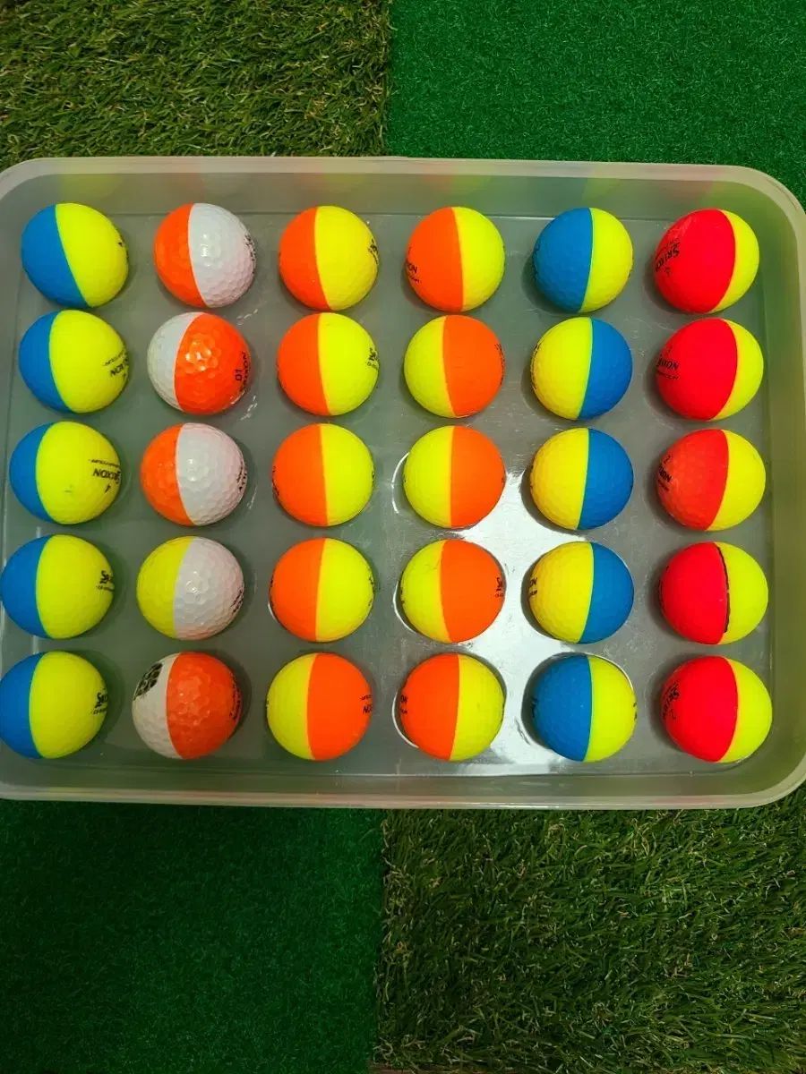 配送無料 SRIXON スリクソン ディバイドボール 半々ボール 30球 100205