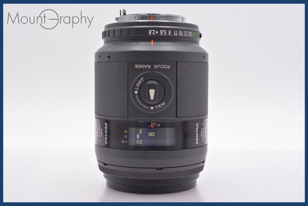 ジャンク ペンタックス PENTAX SMC PENTAX-F 100mm F2.8 MACRO 前後キャップ付 同梱可 yk5325