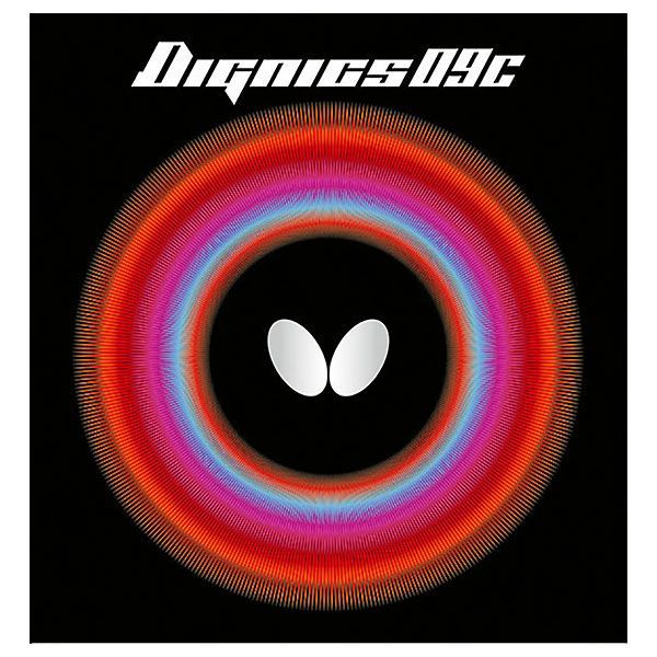 ネコポス発送 バタフライ Butterfly 06070 006 卓球 ラバー ディグニクス09C 粘着性ハイテンション裏ラバー レッド 24FW