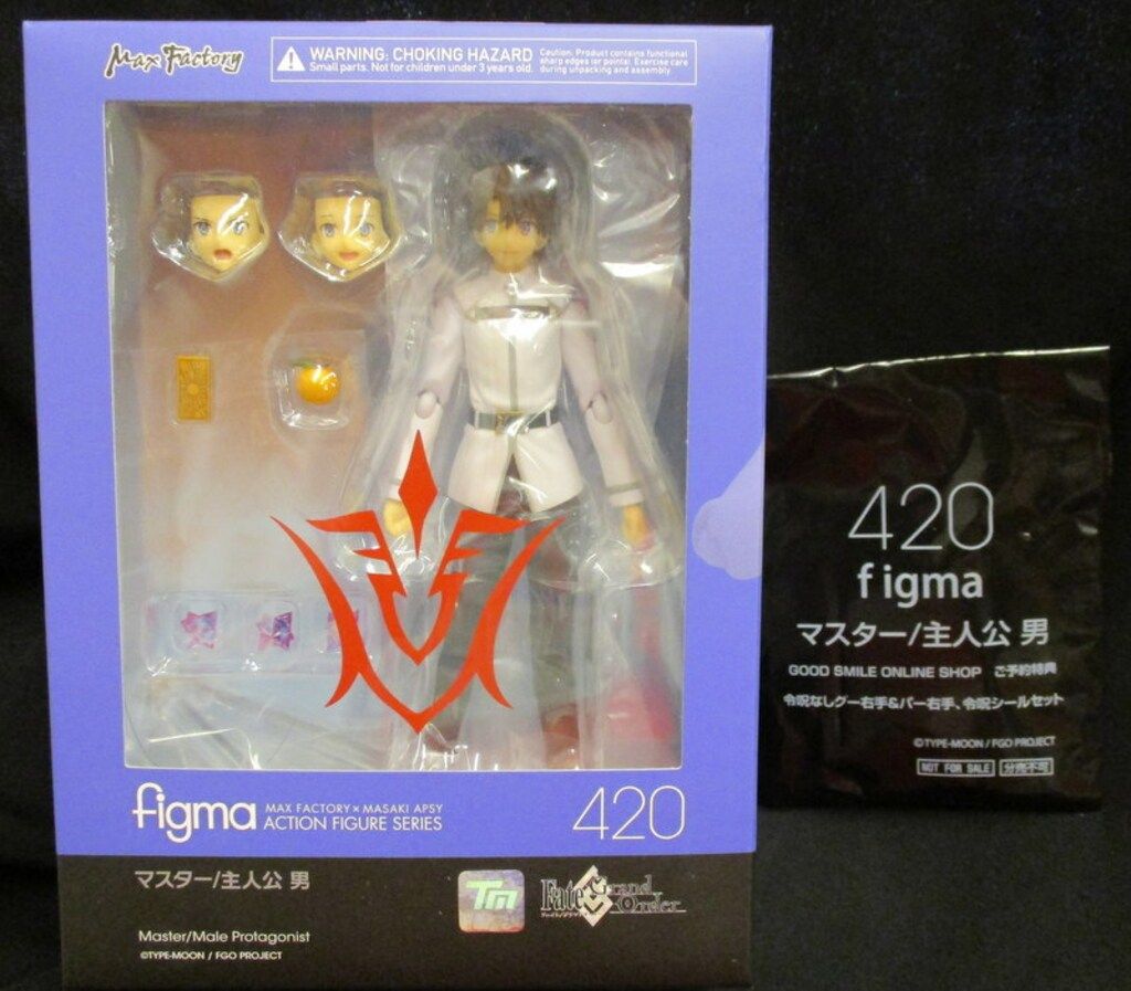 figma マスター/主人公 男 特典付き マックスファクトリー figma マスター/主人公 男 特典付 420