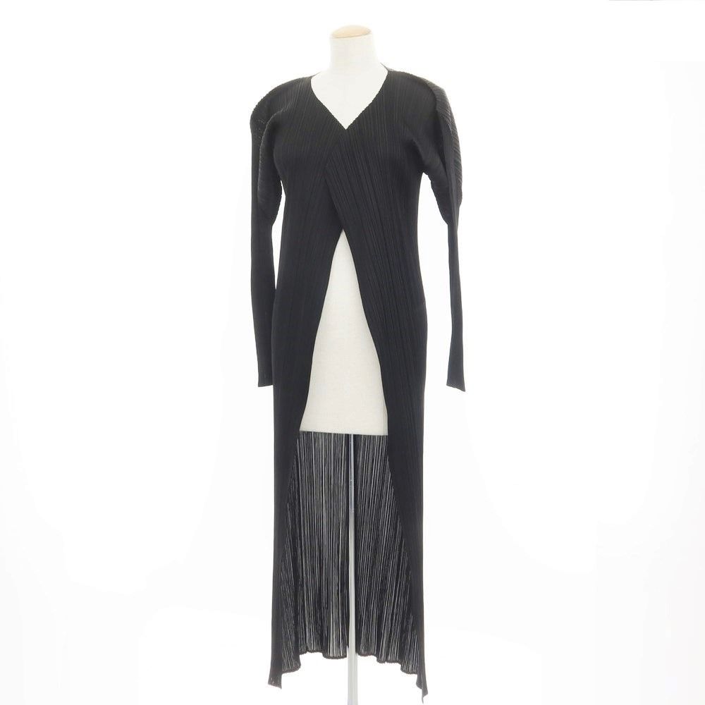 中古】プリーツプリーズ PLEATS PLEASE ポリエステル プリーツ ロング  