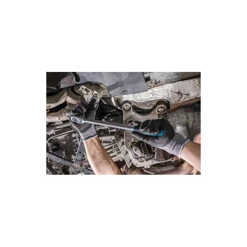 HAZET ハゼット 916HPL HiPerラチェットハンドル リバーシブルラチェット 1|2インチ 90枚ギア 4度送り フレックス ロング415mm 最大120Nm クロム仕上げ 狭所作業 自動車整備 メンテナンス プロ用 ドイツ製 1 HRDEVELOPMENT_JP