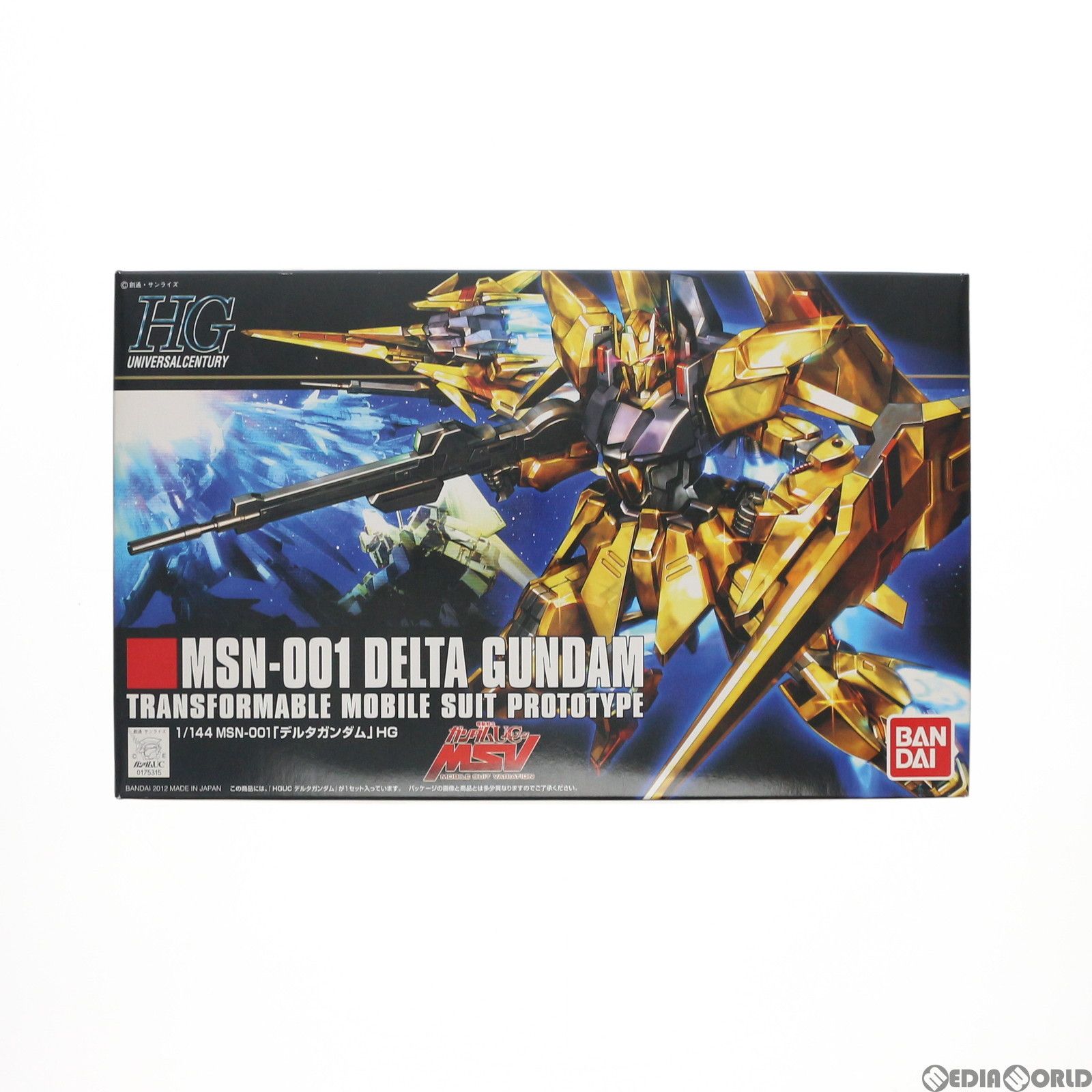 HGUC 1|144 136 MSN-001 デルタガンダム 機動戦士ガンダムUC ユニコーン プラモデル 0175315 バンダイ