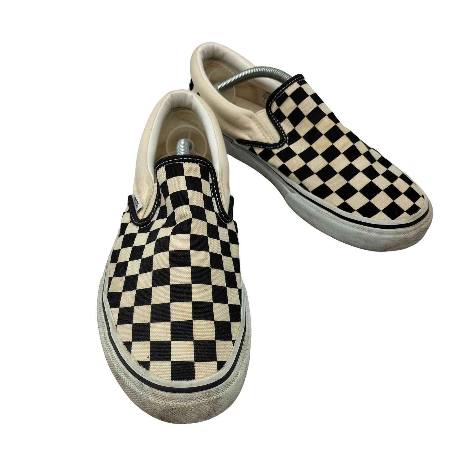 バンズ VANS DESTROY Slip-On チェッカーフラッグ スリッポン メンズ JPN：26.5  ⚫︎VANS⚫︎バンズ スリッポン チェッカーフラグ 黒 24cm VANS