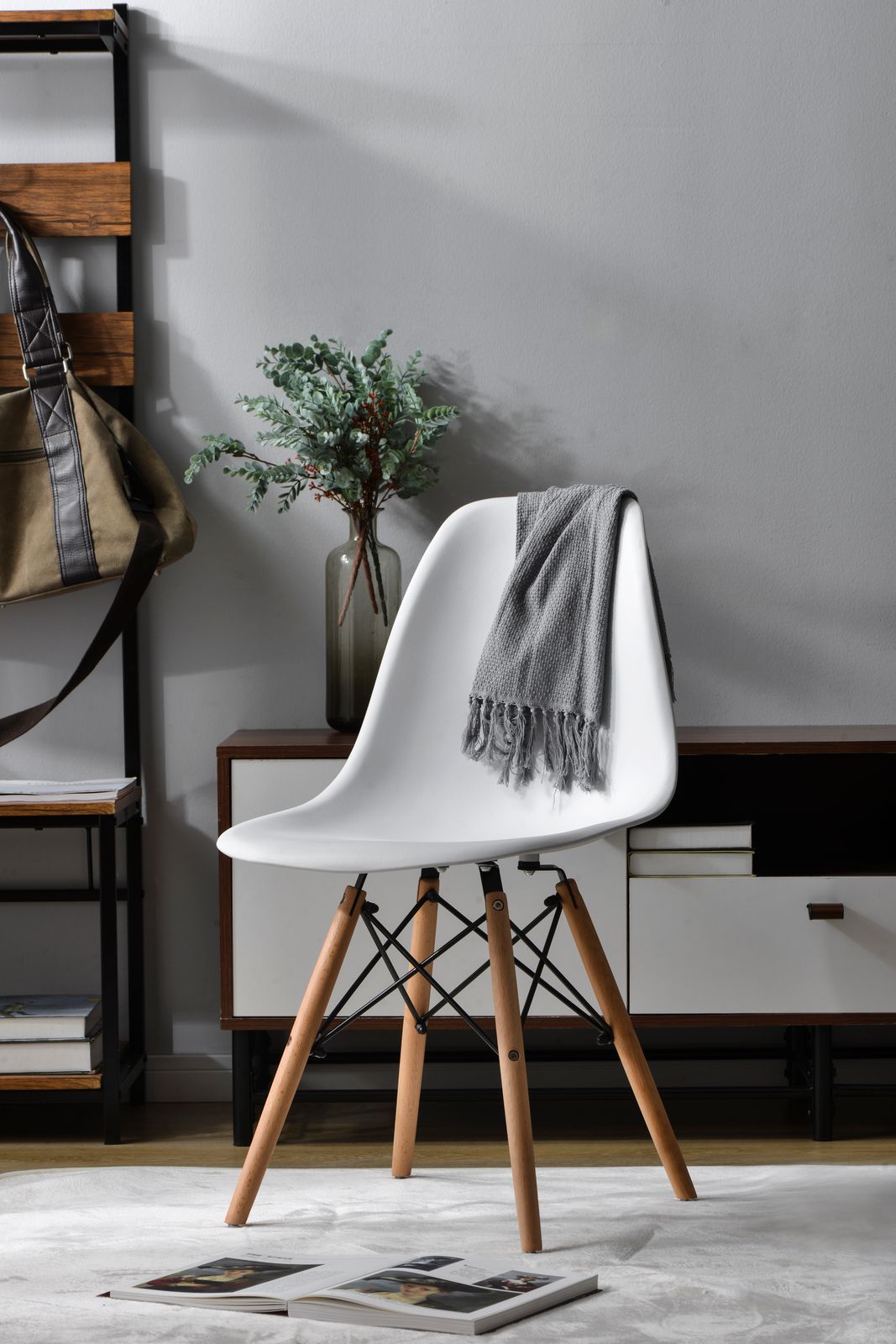 ☆イームズ チェア DSW ダークブラウン脚 楽天市場】イームズチェア dsw チェア 完成品 木製 リプロダクト