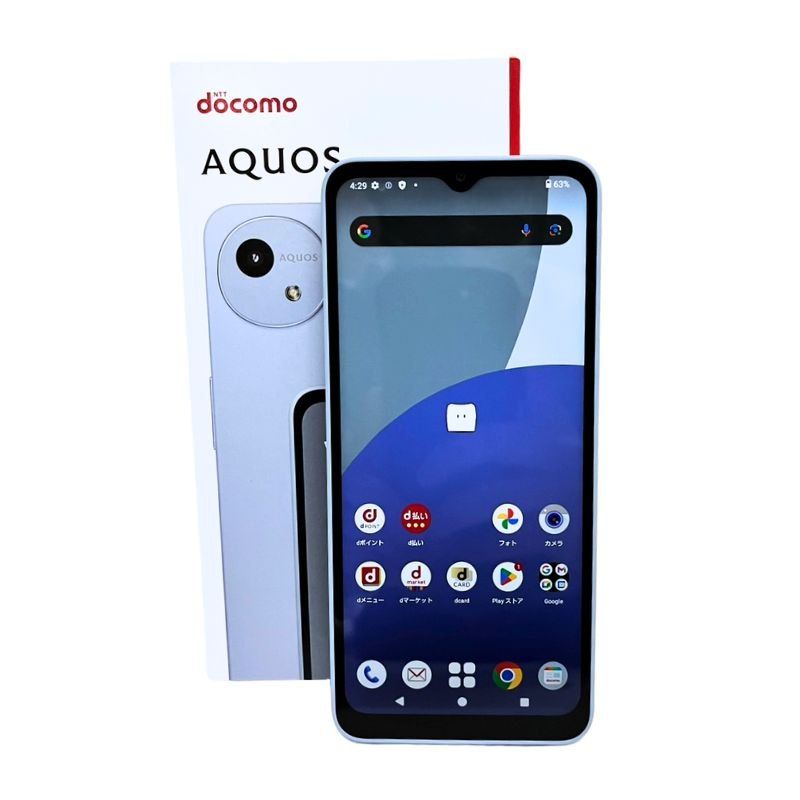 ☆新品未使用 docomo AQUOS wish 4 ブラック 箱付き docomo AQUOS wish