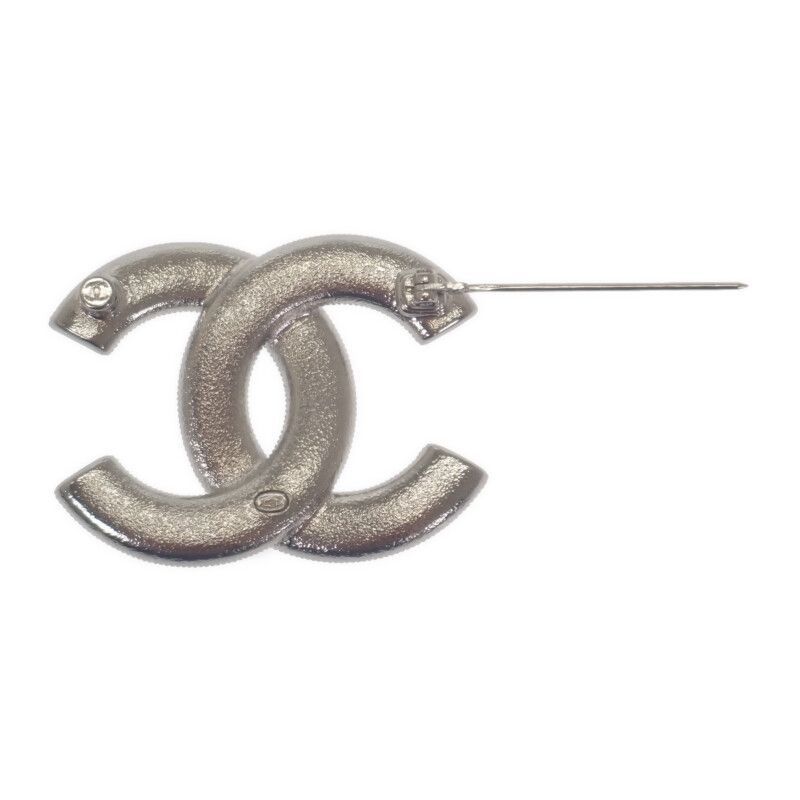 CHANEL CHANEL ココマーク ブローチ メタル クリスタル シルバー レディース ジュエリー SIROKUMA-CORPORATION_COM