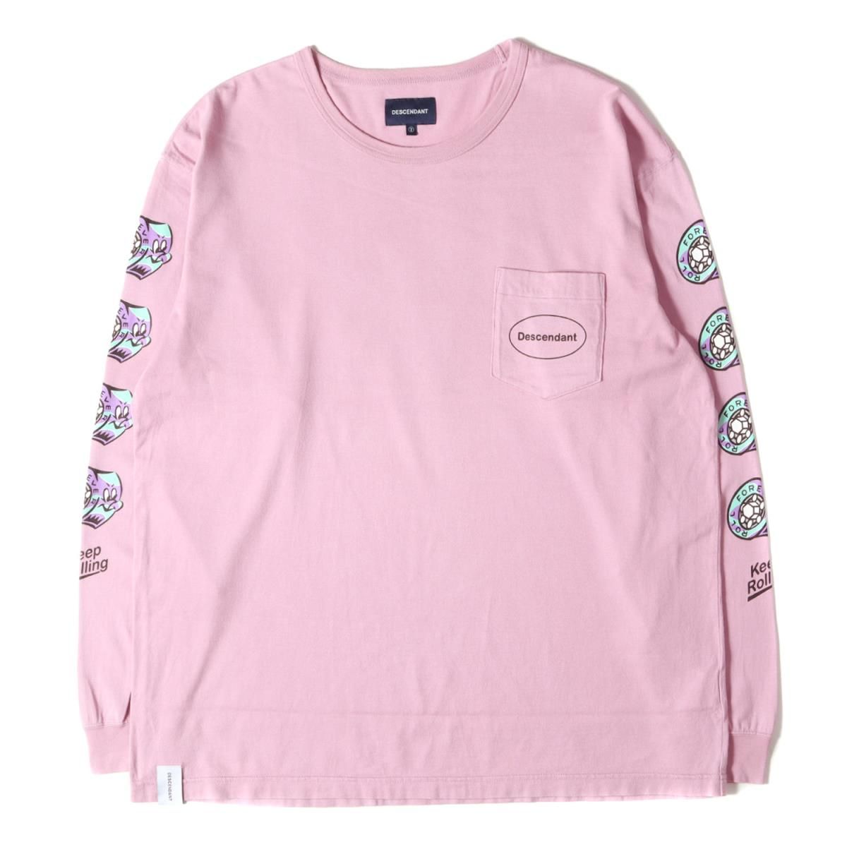 18AW DESCENDANT Kid Bearing CREW NECK LS-