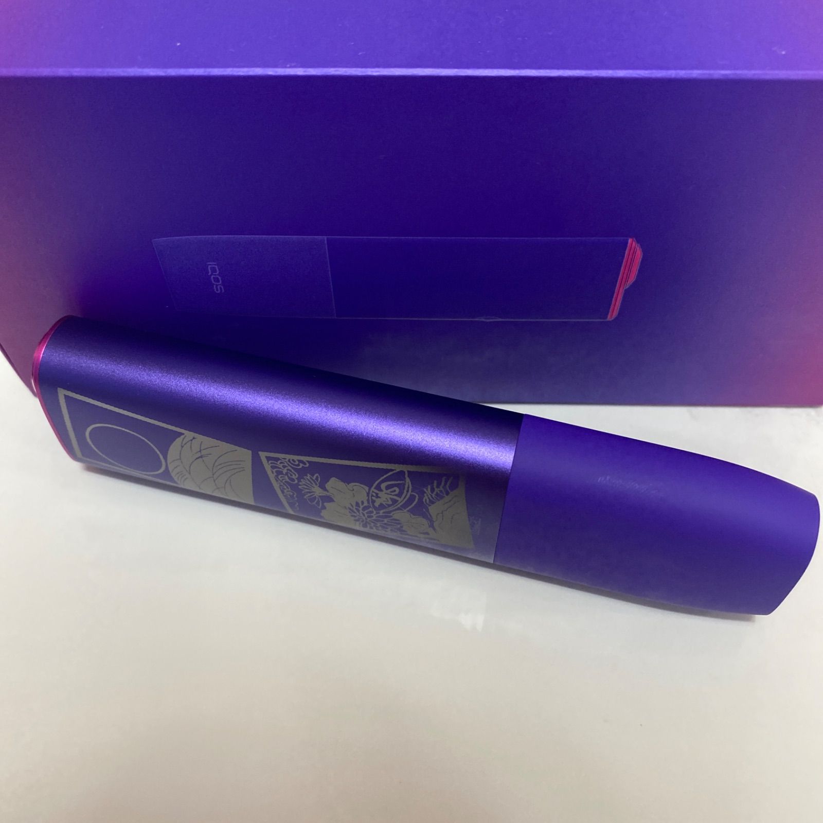 iQOS ILUMA ONE イルマワン 加工 花札 月見酒 花見酒 ネオン 紫 桜 桐 