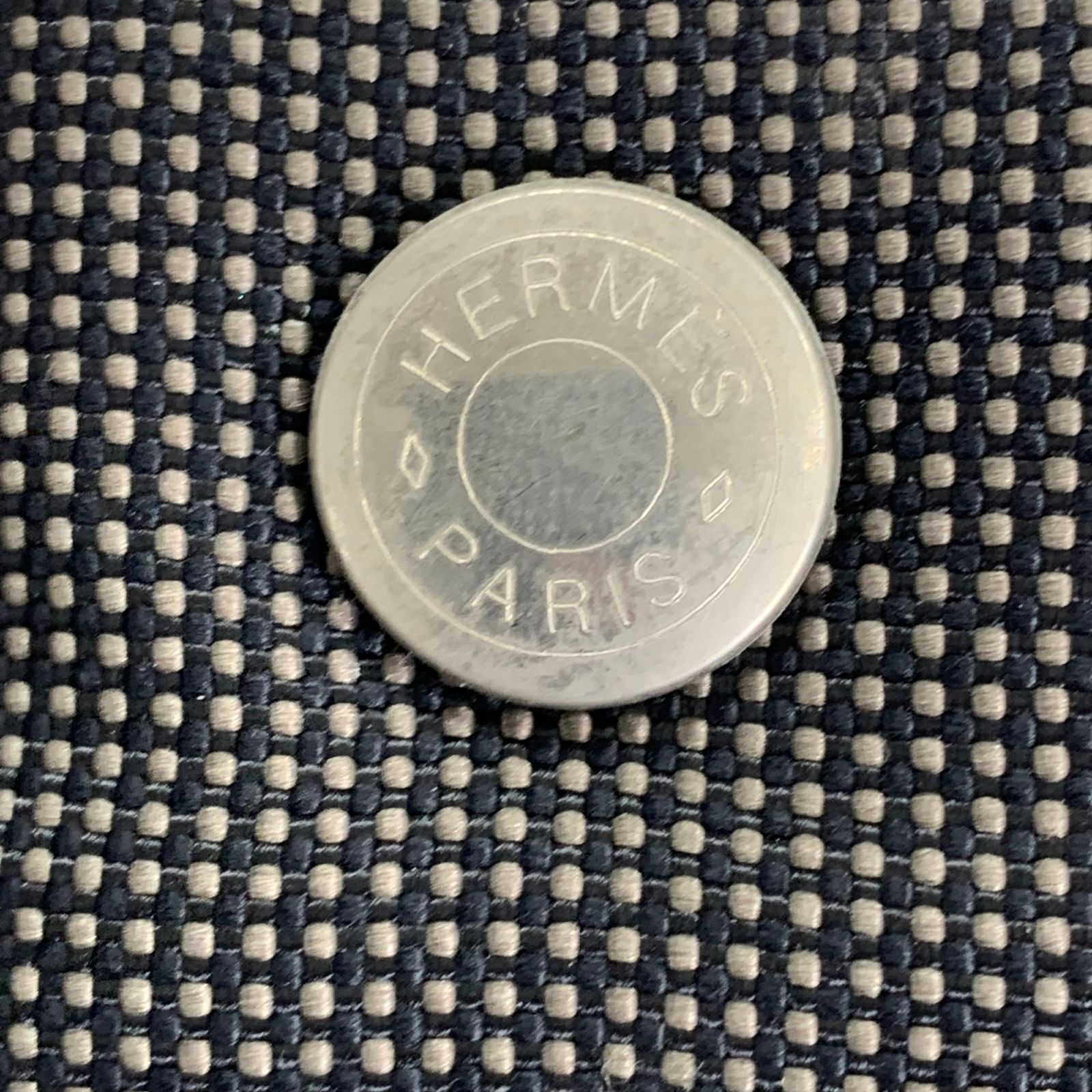 HERMES エルメス エールライン MM キャンバストートバッグ *鍵