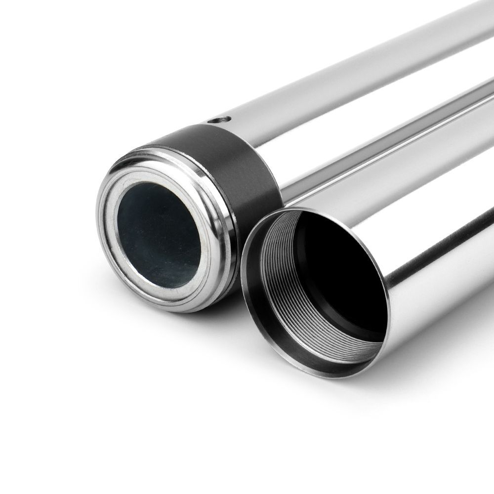 XS19 上メッキ ZZR1100 ZX-11 ZXT10D ZX1100-D1-D9 43MM 純正品番44013-1384に対応 インナーチューブ ２本