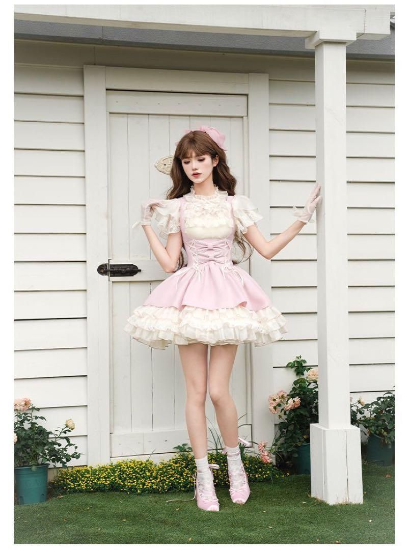 ゴスロリ・ロリータドレス 甘ロリ お嬢様 上着 タンクトップ