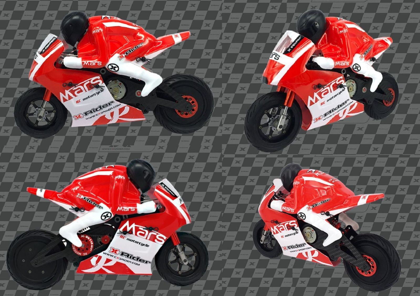 レターパックプラス発送 XRider MARS 塗装済 カウル セット 1/8Scale