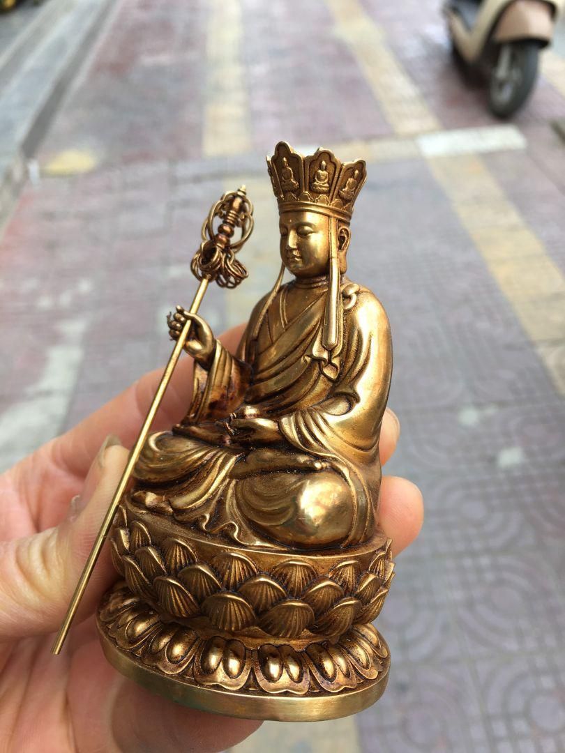 地蔵 菩薩 観音 銅製 仏像 彫刻 置物 開運 風水 - メルカリ