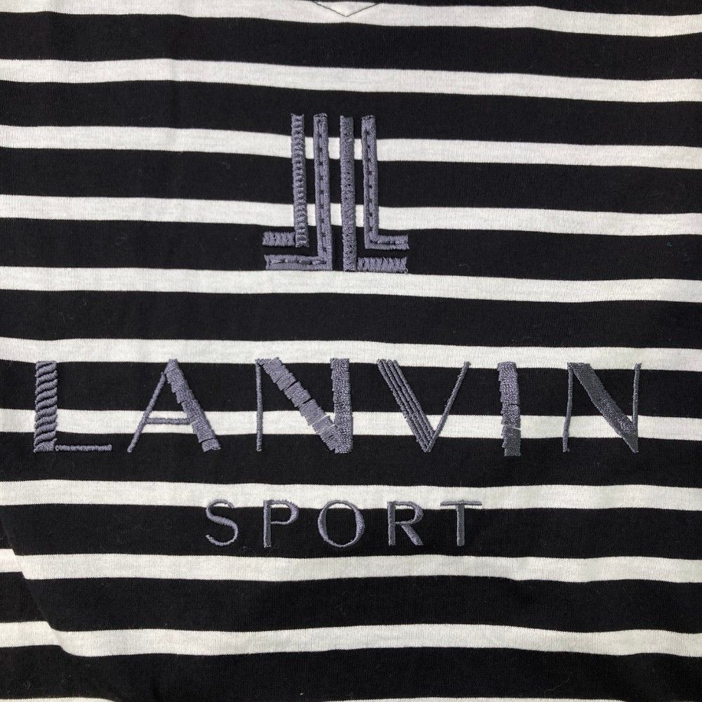 美品　ランバンスポール トップス　サイズ38 サイズ：38 LANVIN SPORT ランバン スポール ハーフジップ 長袖Tシャツ